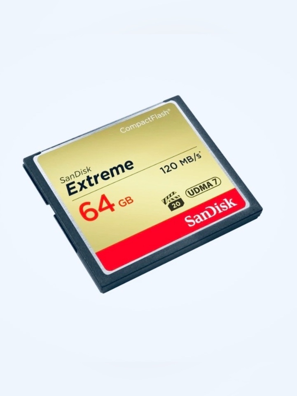 Andis 64GB CompactFlash Memory Card in Gold in Working Perfectly Like New